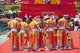 China: Bai dance troupe, Bai music and dance festival at San Ta Si (Three Pagodas), Dali, Yunnan